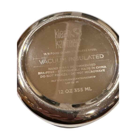 Klean Kanteen 12oz Insulated Coffee Tumbler Black W Cafe Loop Cap - Picture 7 of 9